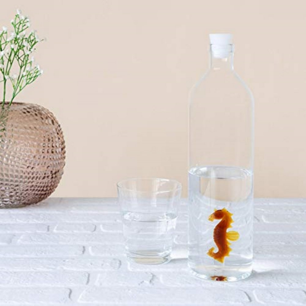 Acquista online Bouteille d'eau en verre borosilicaté Seahorse L. 1.2 Balvi